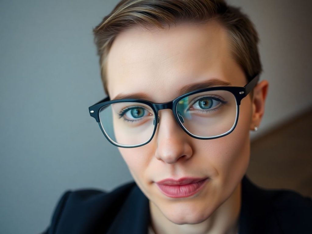 Consultanță fiscală, specialist cu ochelari